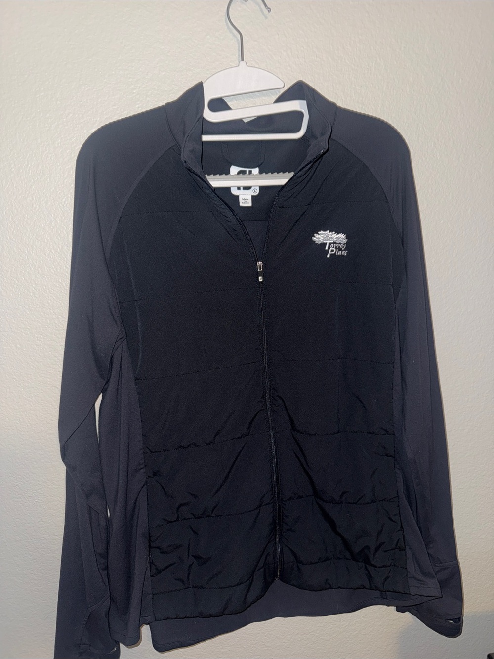 FootJoy Black Full-Zip Women's Puffer Jacket